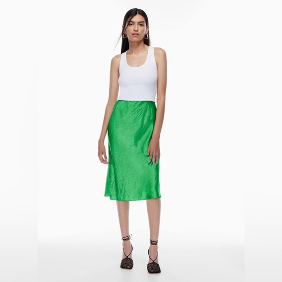 Babaton Dresses & Skirts - Babaton
Slip Satin Midi Skirt